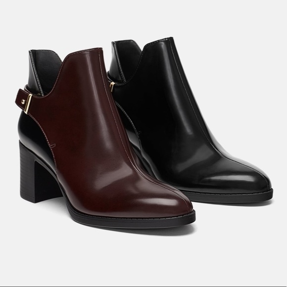 NWT Zara Heeled Booties Size 36 - Picture 6 of 8